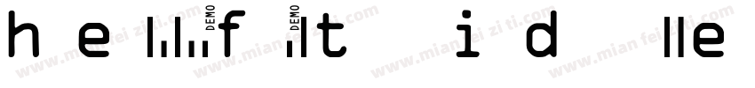 hellofont id meilingti字体转换
